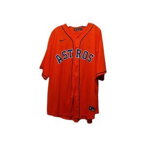 Houston Astros #32 McAtee Orange Nike Genuine Merchandise Baseball Jersey XXL